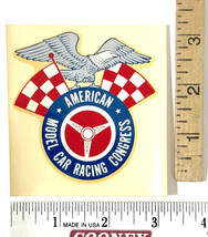 1 Vtg 1965 AMC AMERICAN MODEL CONGRESS Slot Car Racing 3-inch Decal Wate... - £35.87 GBP