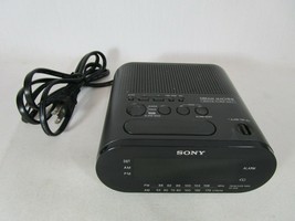 Sony Dream Machine Digital Alarm Clock Radio Am Fm ICF-C218 Black Tested Works - £11.66 GBP