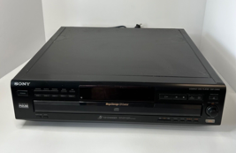 Sony MegaStorage 5 CD Compact Disc Player CDP-C260Z - Tested No Remote - $56.73
