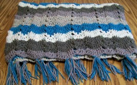 Handmade Crochet Afghan, Bedding, Bridal Gift, Throw Blanket, Shower Gift - £48.07 GBP