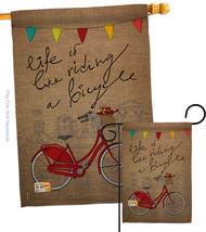Bicycle Life - Impressions Decorative Flags Set S109044-BO - £46.23 GBP