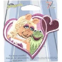The Muppets TV Show Kermit the Frog and Miss Piggy In A Heart Patch, NEW... - $7.84