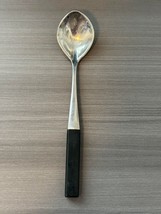 Lundtofte LUD2 Black Handle Stainless Teaspoon Demitasse Spoon Denmark - $14.99
