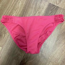 Gap Body Size Medium Side Ruffle Bikini Bottom Summer Azalea Pink Swim Suit - £9.49 GBP