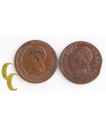 1797A-1798A Francia Centime Lote ( Vf-Xf ,2 Monedas) Paris Casa de Moned... - $1,844.73 MXN
