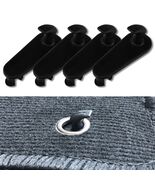 Tobenbone Car Floor Mat Clips Fixing Hooks Clamp Carpet Fasteners Black - $12.93 CAD
