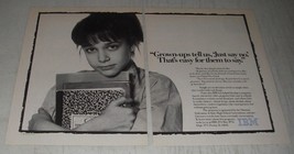 1991 IBM Computers Ad - Grown-ups tell us, Just say no. That's easy for them - $18.49