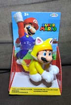 New Rare JAKKS Pacific Super Mario 2 inch Collectible Figure - Cat Mario - £11.95 GBP