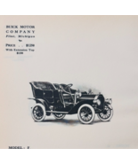 1908 Buick Motor Company Model F Print Catalog Advertisement Automobilia... - $550.13 MXN