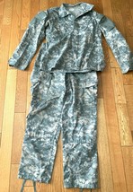ACU Digital Camo Medium Jacket Small Trousers Pants US Army Military Uniform - £32.03 GBP