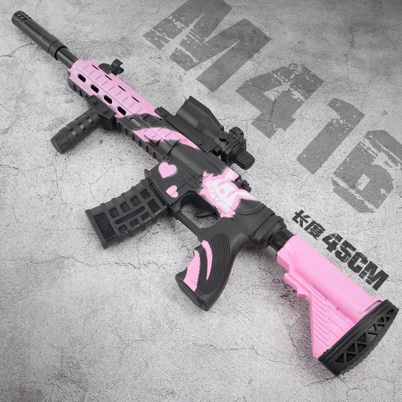  size awm 98k m416 sniper assault rifle pink toy gun weapon military model shooting toy thumb200