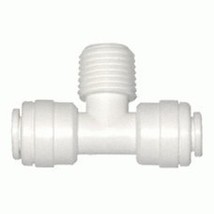 PureT (4MBT44) Male Run Tee 1/4" Tube X 1/4" Tube X 1/4" NPT White - $3.00