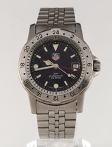 Tag Heuer Stainless Steel Quartz Men&#39;s GMT Professional Watch 159.306/1 - $890.99