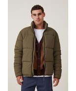 Cotton On Men&#39;s Essential Recycled Puffer Jacket, NWT, Green, Size L B4HP - $81.30 CAD
