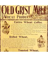 Old Grist Mill 1897 Advertisement Victorian XL Coffee Wheat Products DWII1 - €51,47 EUR