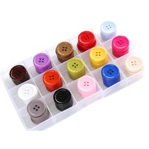 7/8 Inch (22.5Mm) 15 Colors Assorted Buttons Sewing Button Mix Colors Di... - $16.99