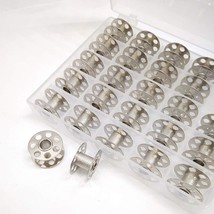 25Pcs Metal Bobbins With Clear Box # 0115367000-B Alt# 0015367200 For Be... - $23.99