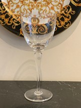 St Louis Crystal Signed Amadeus Water Goblet 8 7/8&quot; - £93.14 GBP