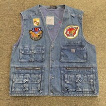 Gold Wing Road Riders Association Denim Vest MED GWRRA Maryland Chapter ... - $19.80