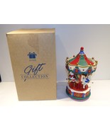 Avon Gifts Santa&#39;s Caroling Carousel Christmas Decor 1995 - £35.54 GBP