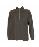 Alpine Design Men&#39;s Large Gray Black Fleece 1/4 Zip Performance Pullover... - £18.42 GBP