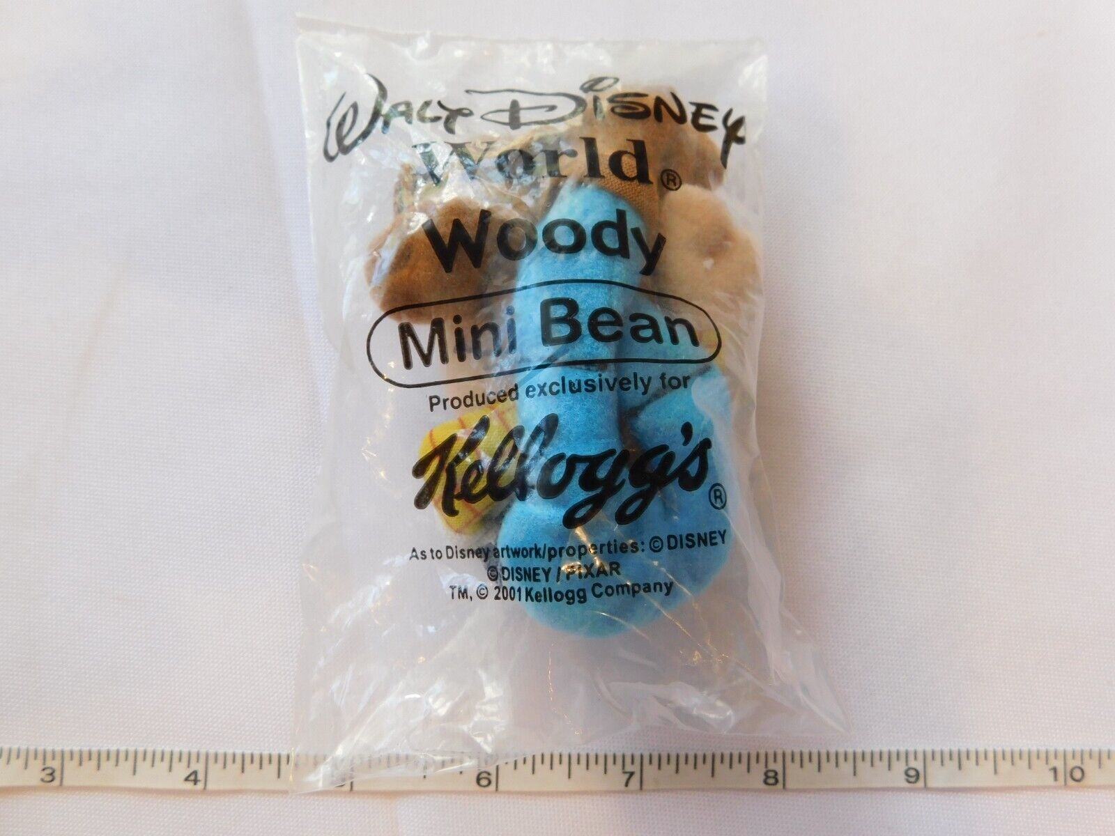 Walt Disney World Woody Mini Bean Kellogg's Beanie Stuffed Woody Collectible NEW - $15.43