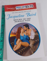 Return of the moralis wife by jacqueline baird paperback novel good - $5.94