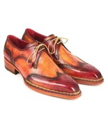 Paul Parkman Mens Shoe Derby Red Camel Norwegian Wingtip Welted 8506-CML - $1,070.32 CAD