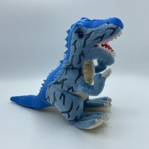 T-Rex Dinosaur 9.5 Inch Stuffed Animal Plush Toy Tyrannosaurus Rex Blue - £11.02 GBP