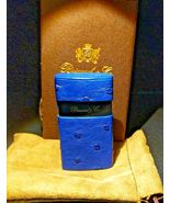 Brizard and Co Venezia  Blue Ostrich Pocket Lighter NIB - €227,85 EUR