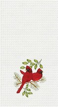 Gallerie Ii Songbird Cardinals Towel Christmas Holiday Decor - £12.77 GBP