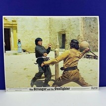 Lobby Card movie theater poster litho 1976 Stranger Gunfighter Kung Fu C... - $14.80