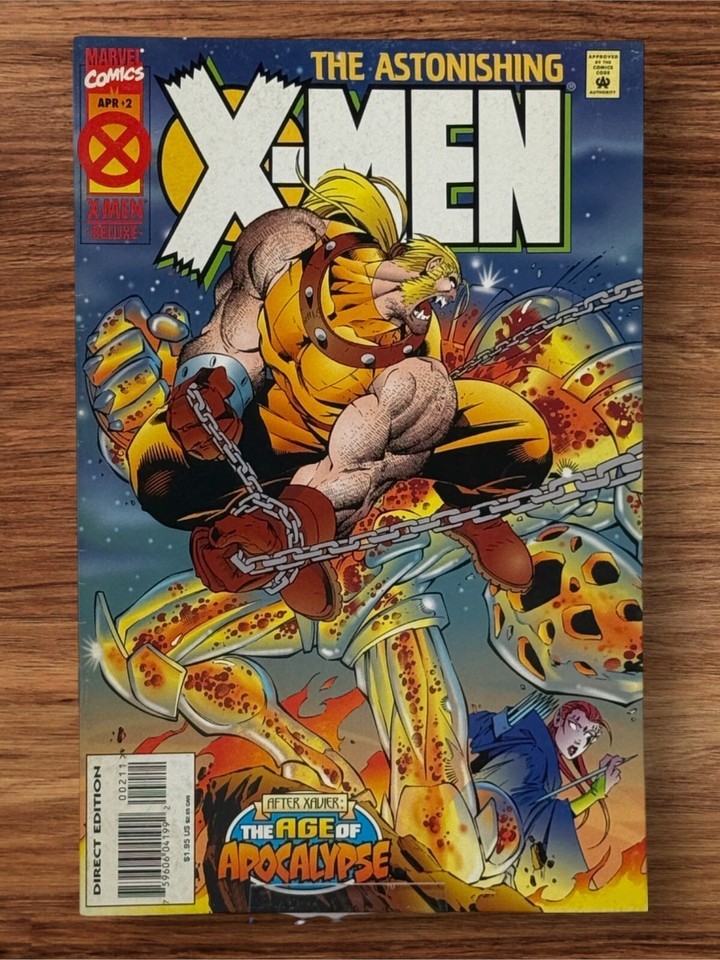 The Astonishing X-Men 2 Marvel Comics 1995 Age of Apocalypse Deluxe Edition - $4.99