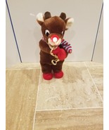 RUDOLPH The Red Nosed Reindeer Plush Light UP Horn Playing Animated DanD... - $476.67 MXN