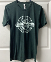 Canvas T Shirt Short Sleeved Mens Size Small Official Big Green Egg Funny - £9.80 GBP