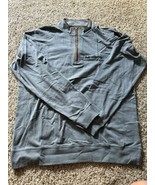 Cabelas Mens Tall Blue Pullover 1/4 Zip Long Sleeves Logo Size XL Zip Po... - $23.00 CAD