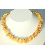  Sweet and Simple Butterscotch Amber Nugget Necklace - €41,69 EUR