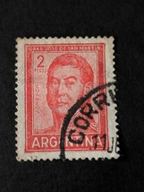 1961 Argentina José Francisco de San Martín (1778-1850) 2 Peso Postmark Stamp - $1.50