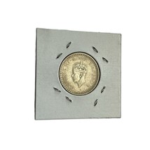Moneta da mezza rupia britannica India coloniale 1945-L, argento 0,500,... - $20.00