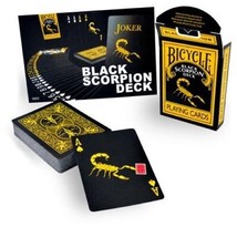 Black Scorpion Deck in Bicycle Card Stock - Black Scorpion Bicycle Playing Cards - £10.24 GBP