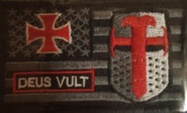 Knights Templar Deus Vult Patch - $7.99