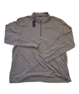 Travis Mathew Crestview 1/4 Zip Sweatshirt NWT Grey Heather 3XL Orange Tree - $47.89 CAD