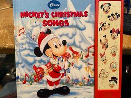 2009 Mickey's Christmas Songs Play-A-Song Book Pre-Owned w/1st Page Tear... - $24.99