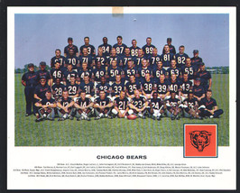 Chicago Bears NFL-Team Photo-8 x 10 color photo-Rick Casares-Mike Ditka-VG/FN - £20.30 GBP