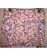 BEAUTIFUL SPORT HALEY GOLF SKORT SZ 12 - PRETTY MOSAIC PRINT- COTTON/SPA... - £24.38 GBP