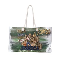 Personalised Weekender Bag, Howdy, Red Hair - Blue Eyes - £39.07 GBP