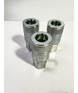 3-Industrial 3/8 Body Female Air Hose Quick Connect Coupling Coupler X 3... - $29.31 CAD