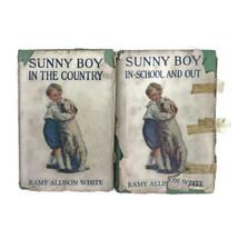 Vintage 1920s Sunny Boy Boys Series Books Ramy Allison White With Dust Jackets - £18.39 GBP