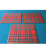 PIMPERNEL 9 X 7&quot; ENGLAND 3 PLACEMATS ROYAL STEWART in original box - $46.52