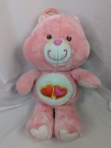 Kenner Care Bears Love A Lot Bear Plush 13 Inch 1983 Stuffed Animal Toy - $14.95